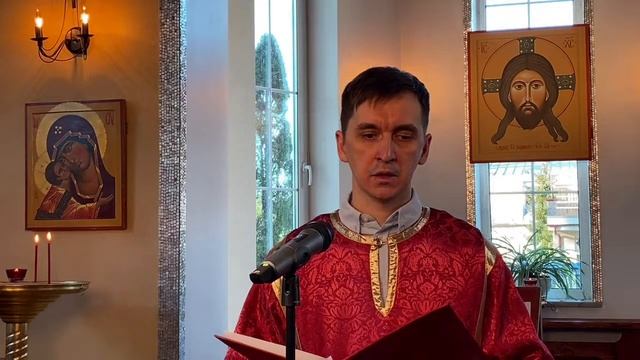 Вечерня на русском языке. Неделя жён-мироносиц. 18 мая 2024 смотреть онлайн