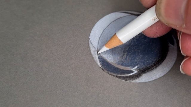 Drawing a realistic Crystal Sphere (Glass Ball) - Step by Step смотреть онлайн