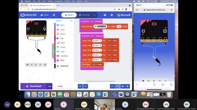 PdPR SK t1 sem 2 kali ke 3 Microbit : Sound смотреть онлайн