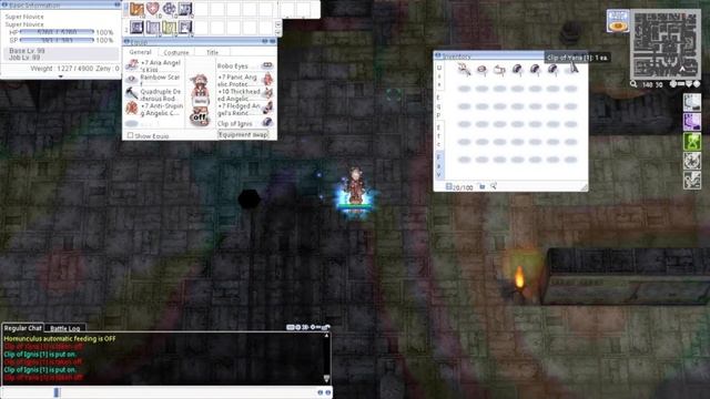 RAGNAROK ONLINE PRE-RENEWAL SUPER NOVICE INSTANT CAST | RAGNAROK SUPER NOVICE GAMEPLAY