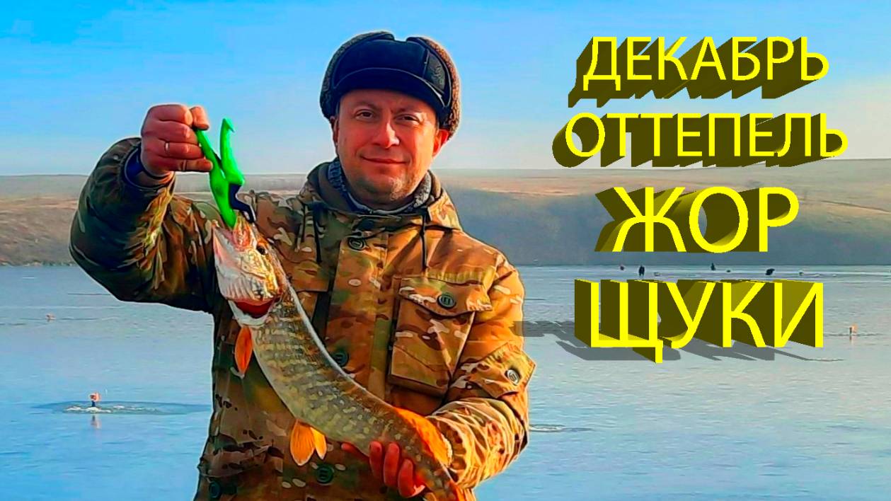 🔥 ЩУКА на ЖЕРЛИЦЫ. ДИКИЙ ЖОР в декабре после оттепели. Семь щук с восьми сработок!!! 🔥