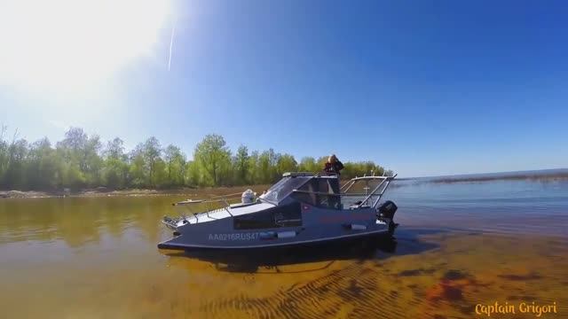 Спуск на воду Катамарана Навигатор и путешествие на пиратский остров, Catamaran Navigator