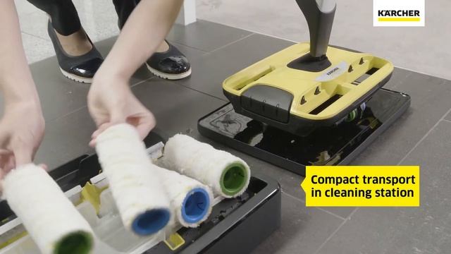 How to clean and store my Karcher FC7 Cordless hard floor cleaner смотреть онлайн