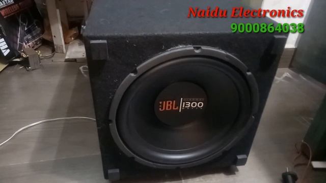 JBL 1300 watt subwoofer testing with DSP Dolby, Digital amplifier from Naidu Electronics... смотреть онлайн