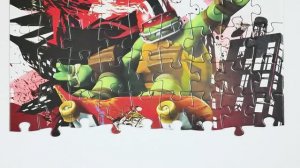 Пазл Черепашки Ниндзя Рафаэль (Раф)  на Скейте - Собираем Пазлы для Детей | Раскрашка ТВ