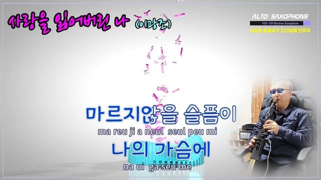 사랑을 잃어버린 나  / 이광조(YDS 150 Electron Saxophone Lee Byung Soo)