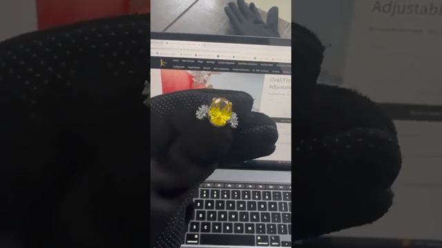 Oval/Flower Adjustable Ring #jkstore #onlineshopping #ring смотреть онлайн