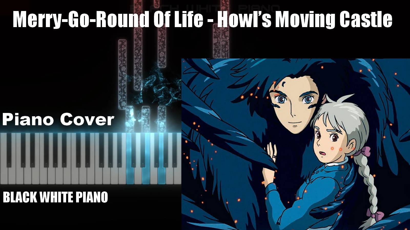 Merry-Go-Round Of Life - Howl’s Moving Castle (Piano Cover). Игра на пианино смотреть онлайн