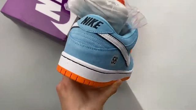 2021 Nike SB Dunk Low “Gulf” BQ6817-401 For Sale смотреть онлайн