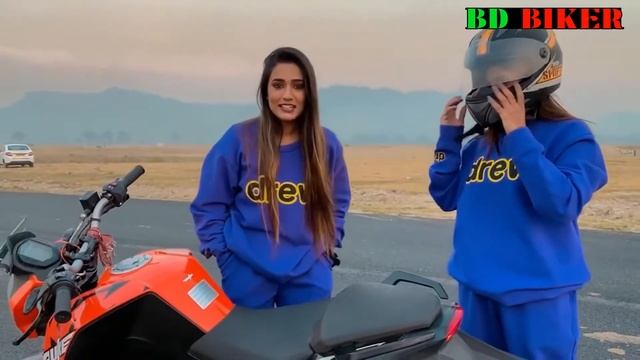Lady Bike Ride KTM DUKE I NEW BIKE VIDEO I BD BIKER смотреть онлайн
