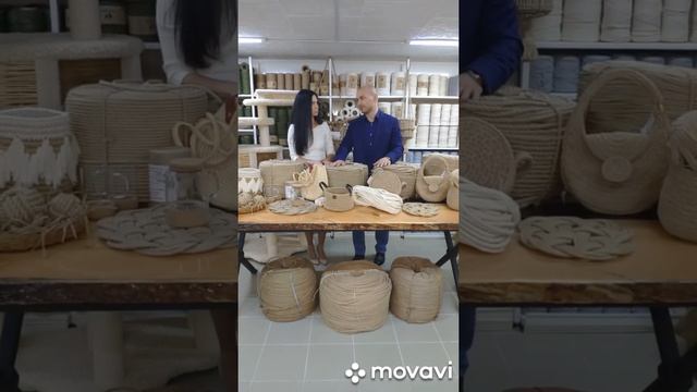 Джутовые и хлопковые канаты и шнуры, а также, что можно из них сделать смотреть онлайн