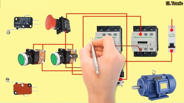 Forward Reverse Motor Control Wiring with Limit Switch | 3 phase Motor Reverse Forward Controller смотреть онлайн