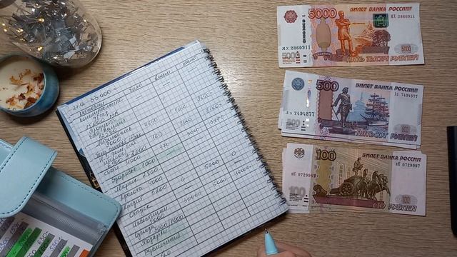 Распределение бюджета #13/ система конвертов/ распределяю зарплату✍️