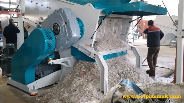 PLASTIC SHREDDER MACHINE 1200 (LDPE-PE-PP-HDPE)