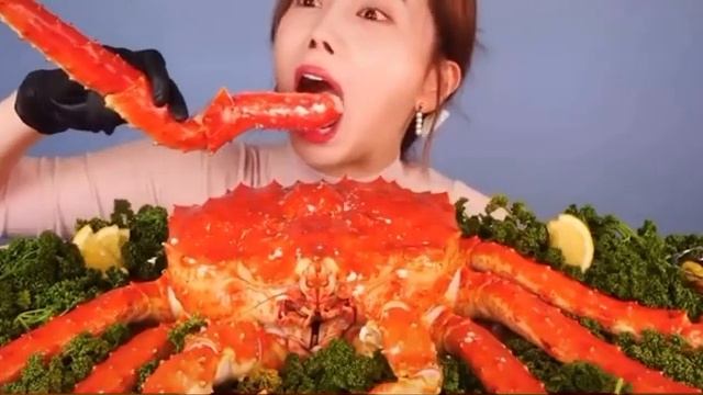 Food ASMR 🦀АСМР Еды/relaxing смотреть онлайн