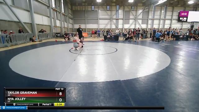 62 Lbs Champ. Round 3 - Taylor Graveman, SD Vs Nya Jolley, UT 08d2 смотреть онлайн