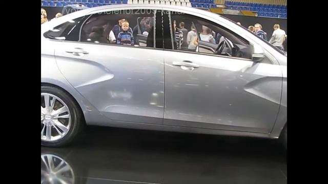 Автомобиль Lada Vesta, как он представлен на автосалоне смотреть онлайн