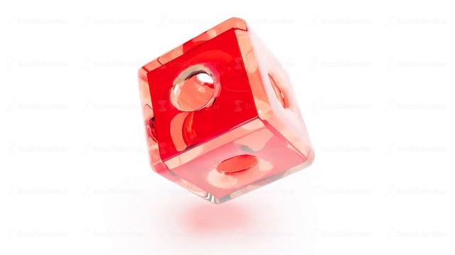 Color glass transparent cube rotate on white back endless смотреть онлайн