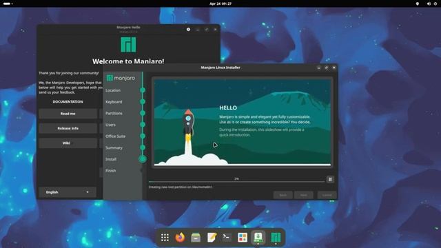 GMKtec K9 Mini PC Desktop Computer Intel Core Ultra 125H--How to Install Linux Manjaro #intelultra смотреть онлайн