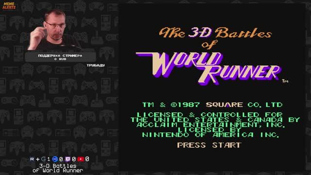 3-D Battles of World Runner играем на [ NES - 8-BIT ] (СТРИМ) смотреть онлайн
