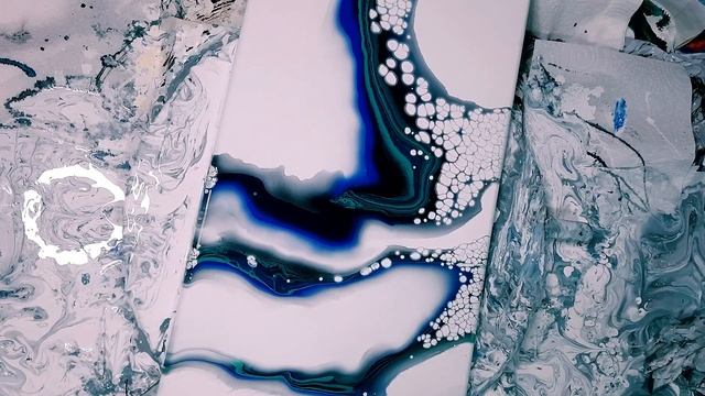 #47. Gorgeous Cloudy Pearls ~ Dirty Pour ~ Abstract Acrylic Pour ~ Art Tutorial ♡ смотреть онлайн