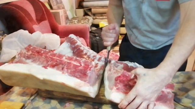 Полная разделка свиньи, нож "GENERAL X1" Кизляр Суприм. смотреть онлайн