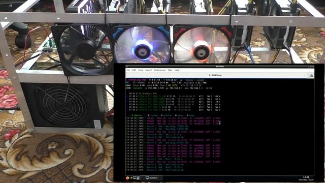 Телефон заменил монитор на майнинг риге! Замена монитору! смотреть онлайн