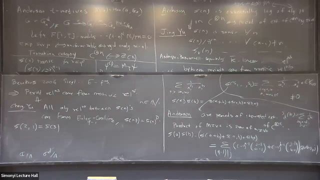 Zeta and Multizeta for Function Fields - Dinesh Thakur смотреть онлайн