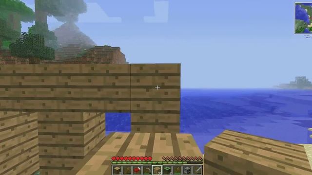 Выживание в minecraft с модами №1-постройка дома. смотреть онлайн