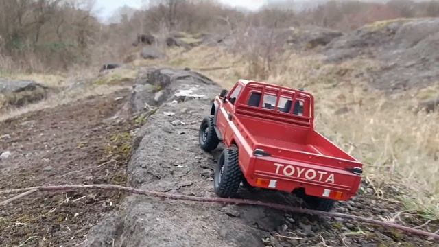 MN82 First Drive. 1/12 Scale RC Landcruiser LC70 Pickup