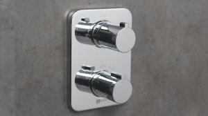 Смеситель Lemark Yeti LM7849C для душа, термостатический, встраиваемый