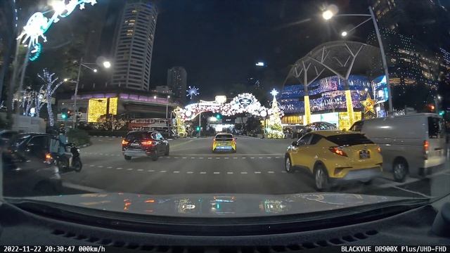 Orchard Road Christmas street light-up #caughtonblackvue смотреть онлайн