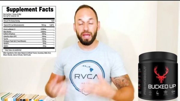 Bucked Up Pre Workout Supplement Review