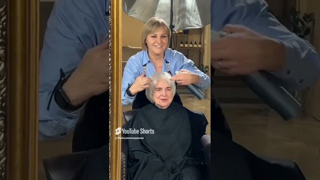 Преображение: Короткая стрижка после 70 лет!❤️ смотреть онлайн
