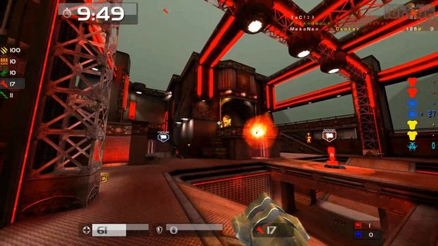Quake Live: V1R7U4L vs mix - defending Spider Crossings - Capture the Flag смотреть онлайн