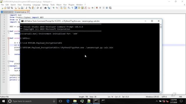 13 Encrypting payloads AES смотреть онлайн