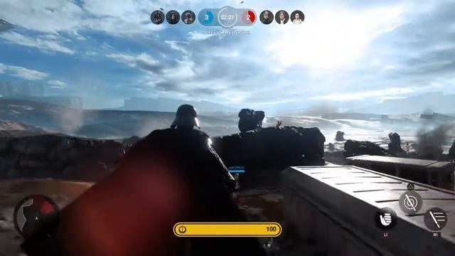 VADER GAMEPLAY - Battlefront Heroes vs Villains смотреть онлайн