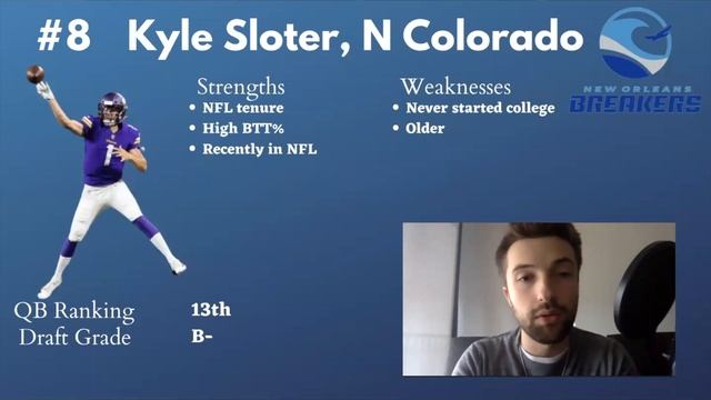 USFL Quarterback ranking and breakdown with analytics | Huge steals and big misses?! смотреть онлайн