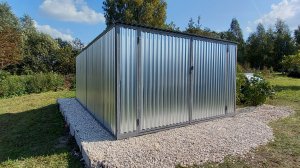 Гараж пенал разборный металлический 4х6х2,3 от производителя с доставкой и монтажом