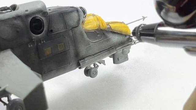 Российский Ми-24П 1/72 ЗВЕЗДА сборка и покраска/ Russian Mi-24P 1/72 ZVEZDA Building And Painting