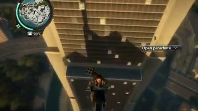Just Cause 2 Dirt Bike Building Jump смотреть онлайн
