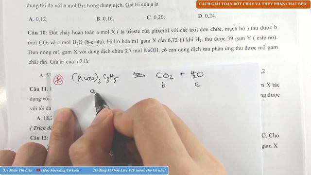 PHƯƠNG PHÁP GIẢI BÀI TOÁN CHẤT BÉO ( ÁP DỤNG CÔNG THỨC VÀ QUI ĐỔI NHANH). смотреть онлайн