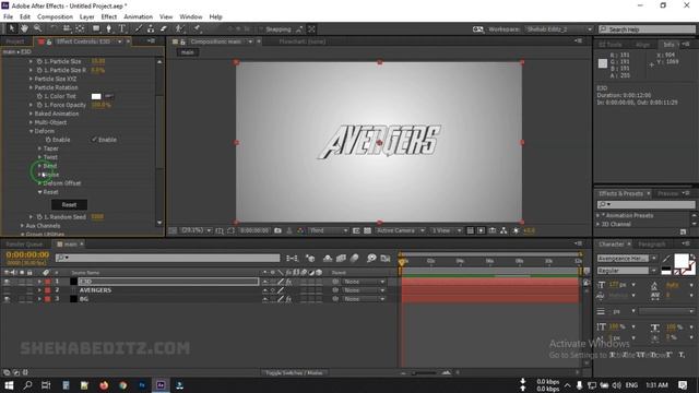 3D Text Animation | After Effects Tutorial | Element 3D смотреть онлайн