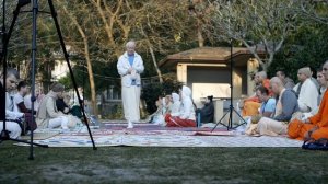 02/03/2024 Джапа-медитация с Е.М. Чайтанья Чандра Чараном прабху. Маяпур, Индия