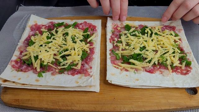 Беру обычный ФАРШ и ЛАВАШ, а получается такая ВКУСНЯТИНА! Очень вкусный обед или ужин смотреть онлайн