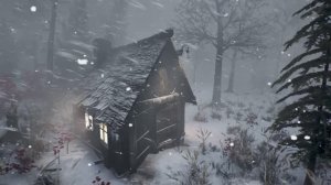 Невероятно сильная метель для сна, 5 часов снежной бури. Звуки ветра для сна на черном экране