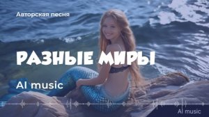 Разные миры (авторская песня про русалку) - Artificial Intelligence (AI) music, video