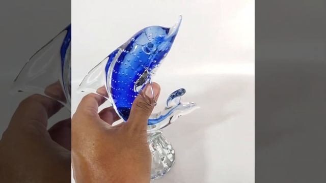 Antiguo Delfín Cristal Murano Azul Coleccionable Vintage смотреть онлайн