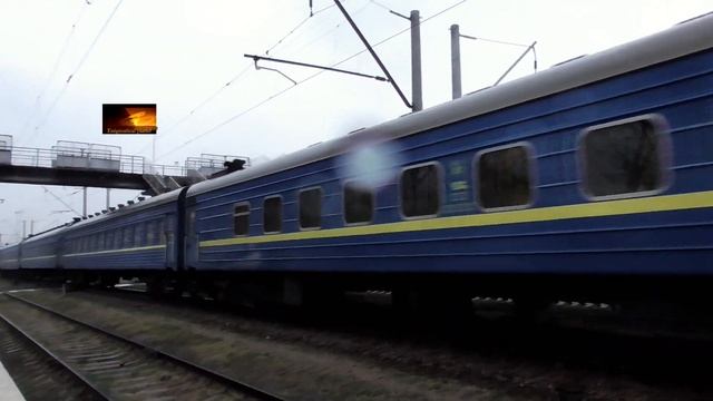 Карантин! Прибытие ЧС4-095 со служебным поездом сообщением Тетерев - Дарница смотреть онлайн