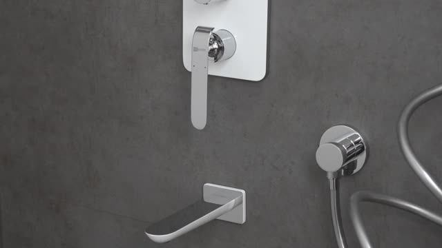 Смеситель Lemark Melange LM4922CW для ванны и душа, встраиваемый смотреть онлайн